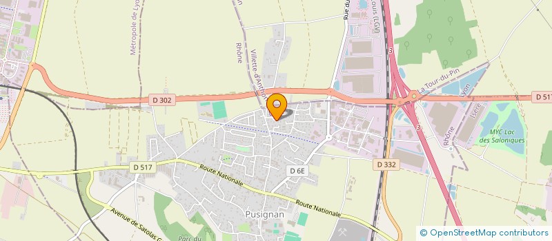 localisation de l'entreprise MADAME SANDRA CONTE  PUSIGNAN