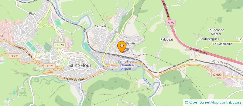 localisation de l'entreprise MADAME SANDRA CORDESSE à SAINT-FLOUR