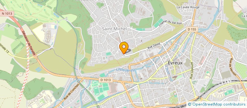 localisation de l'entreprise MADAME SANDRA CORDIER  EVREUX