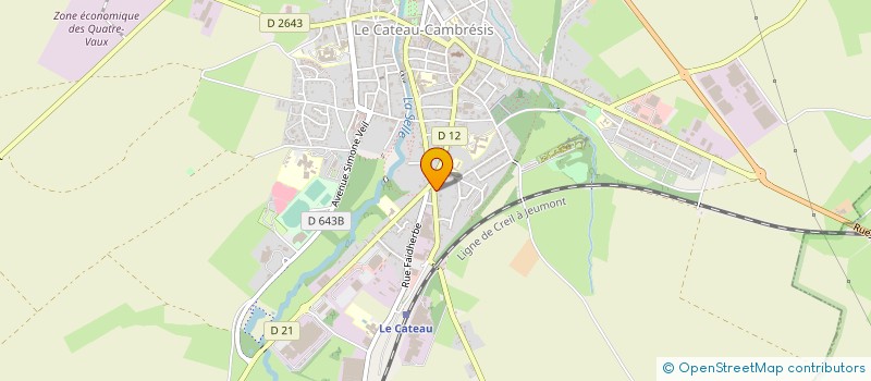 localisation de l'entreprise MADAME SANDRA CORNUEL  LE CATEAU-CAMBRESIS