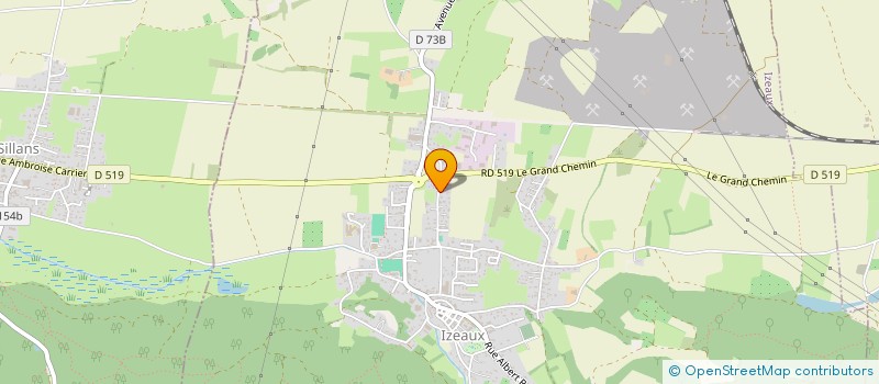 localisation de l'entreprise MADAME SANDRA CORRADETTI  IZEAUX