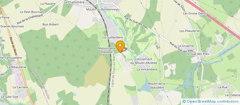 localisation de l'entreprise MADAME SANDRA COSTARD  SAINT-ANTOINE-DU-ROCHER