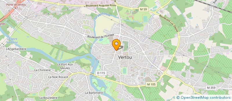 localisation de l'entreprise MADAME SANDRA COSTE à VERTOU
