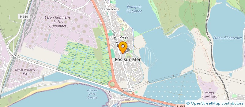 localisation de l'entreprise MADAME SANDRA COULOMB  FOS-SUR-MER