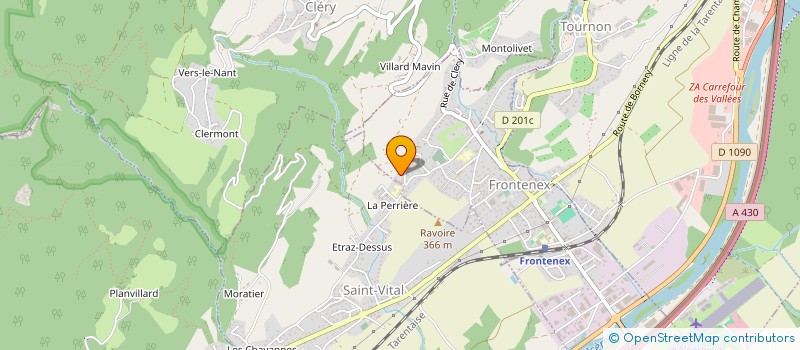 localisation de l'entreprise MADAME SANDRA COURGENAY à FRONTENEX