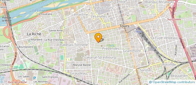 localisation de l'entreprise MADAME SANDRA COUTOUX  TOURS