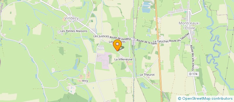 localisation de l'entreprise MADAME SANDRA COZENOT  VINDECY