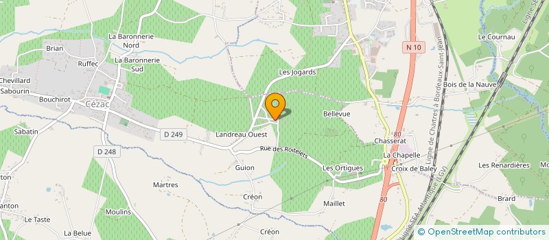 localisation de l'entreprise MADAME SANDRA CRAMONT  CEZAC