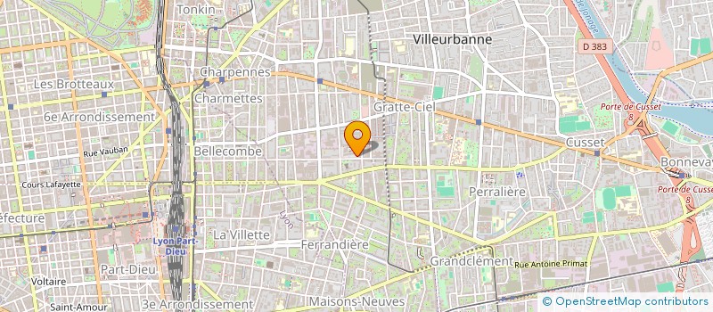 localisation de l'entreprise MADAME SANDRA CRISTINA MARTINS LEITAO  VILLEURBANNE