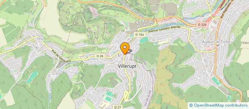 localisation de l'entreprise MADAME SANDRA CRISTINA PEREIRA OLIVEIRA  VILLERUPT