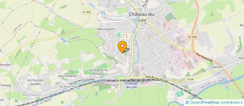 localisation de l'entreprise MADAME SANDRA CURIEL  MONTVAL-SUR-LOIR