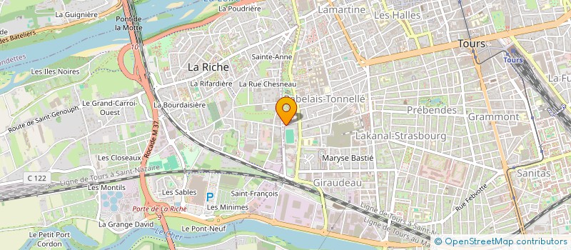 localisation de l'entreprise MADAME SANDRA D'AGOSTINO  TOURS