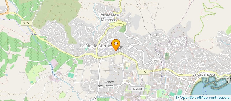 localisation de l'entreprise MADAME SANDRA DA SILVA ARAUJO  BORMES-LES-MIMOSAS