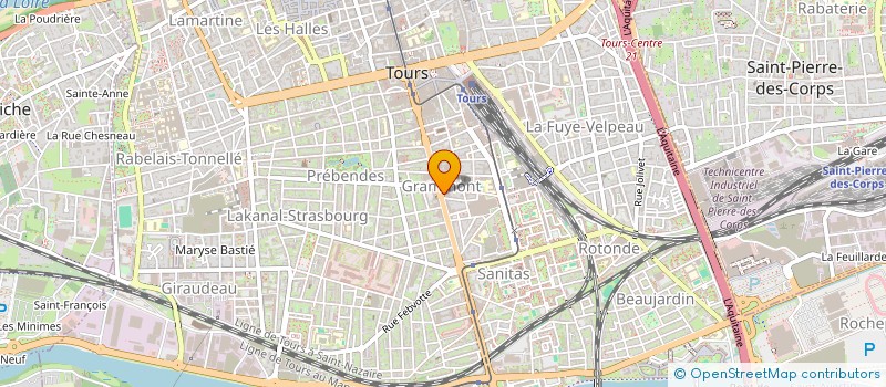 localisation de l'entreprise MADAME SANDRA DA SILVA FERREIRA  TOURS