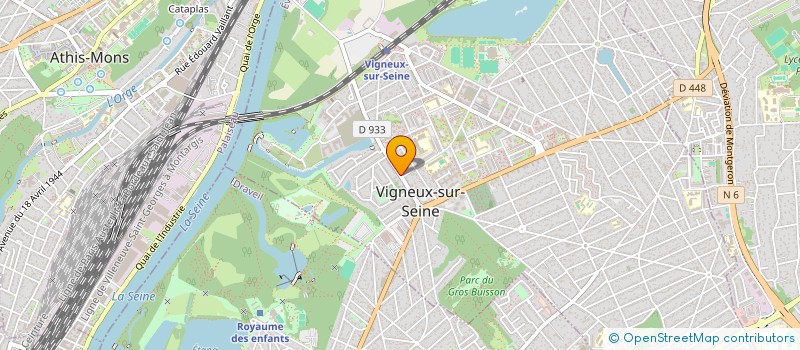 localisation de l'entreprise MADAME SANDRA DA VEIGA RIBEIRO  VIGNEUX-SUR-SEINE