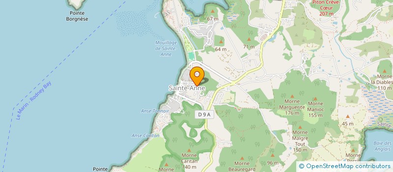 localisation de l'entreprise MADAME SANDRA DALLEM  SAINTE-ANNE