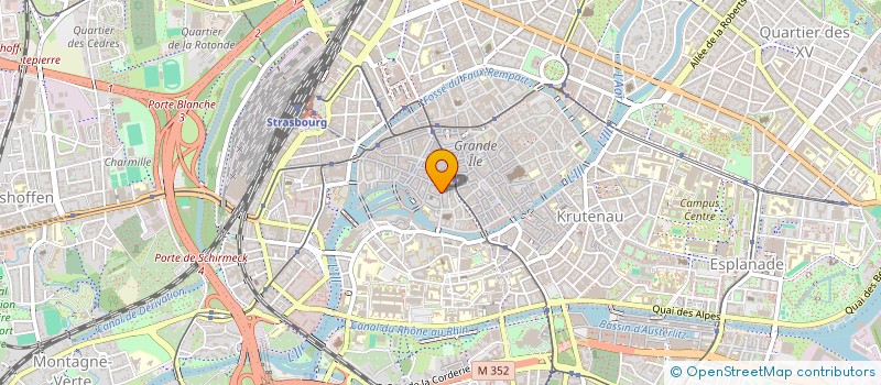 localisation de l'entreprise MADAME SANDRA DAOUT à STRASBOURG