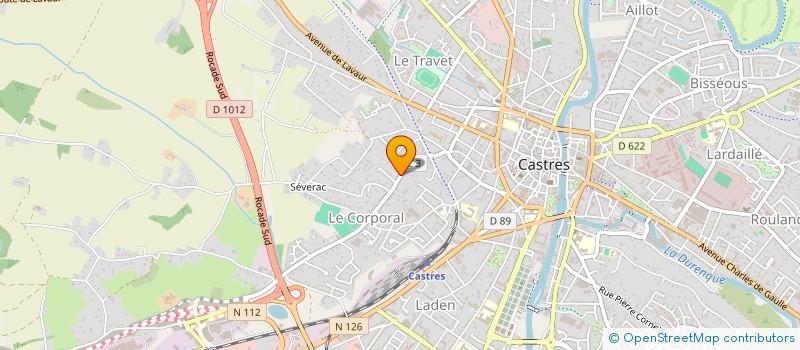 localisation de l'entreprise MADAME SANDRA DAVID à CASTRES
