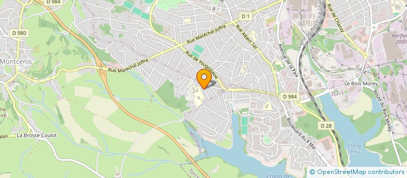 localisation de l'entreprise MADAME SANDRA DE JESUS  MONTCENIS