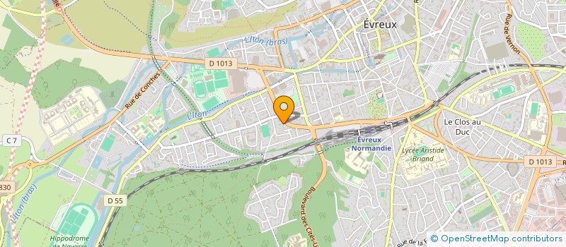 localisation de l'entreprise MADAME SANDRA DE MELO SANTOS  EVREUX