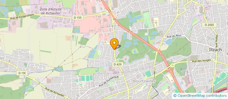 localisation de l'entreprise MADAME SANDRA DE PERON-FACILLI  KINGERSHEIM