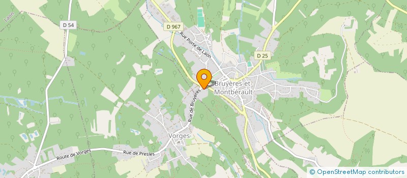 localisation de l'entreprise MADAME SANDRA DE SOUSA ALMEIDA à BRUYERES-ET-MONTBERAULT