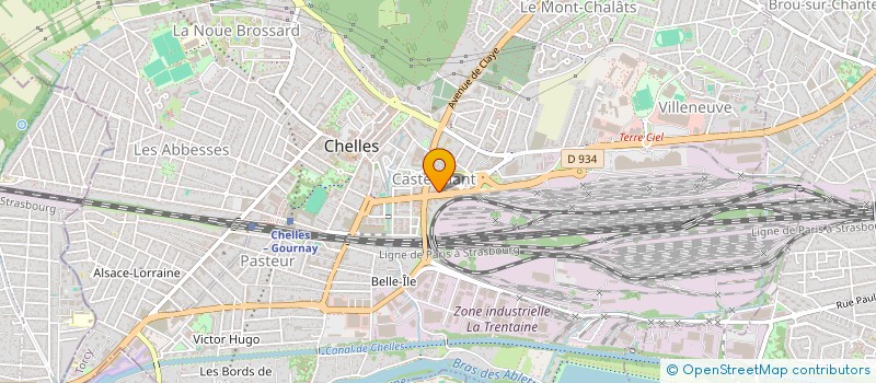 localisation de l'entreprise MADAME SANDRA DEBAR-MONCLAIR à CHELLES