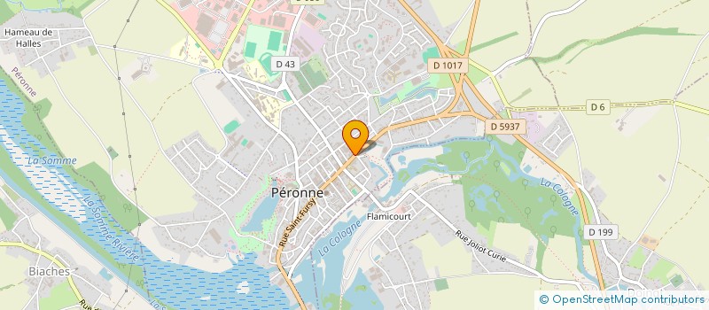 localisation de l'entreprise MADAME SANDRA DEBARRE  PERONNE