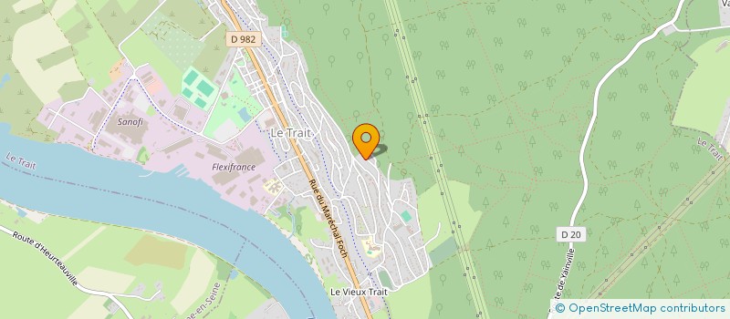 localisation de l'entreprise MADAME SANDRA DECORDE  LE TRAIT