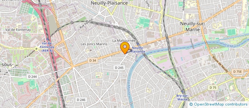 localisation de l'entreprise MADAME SANDRA DEFAIS  LE PERREUX-SUR-MARNE