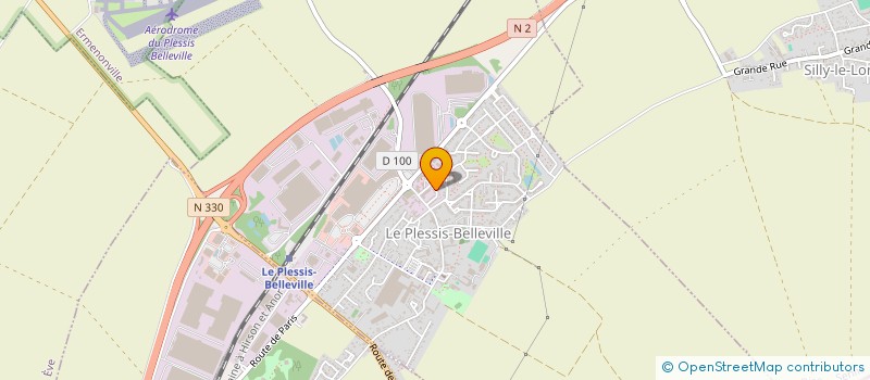 localisation de l'entreprise MADAME SANDRA DEFAUCHY  LE PLESSIS-BELLEVILLE