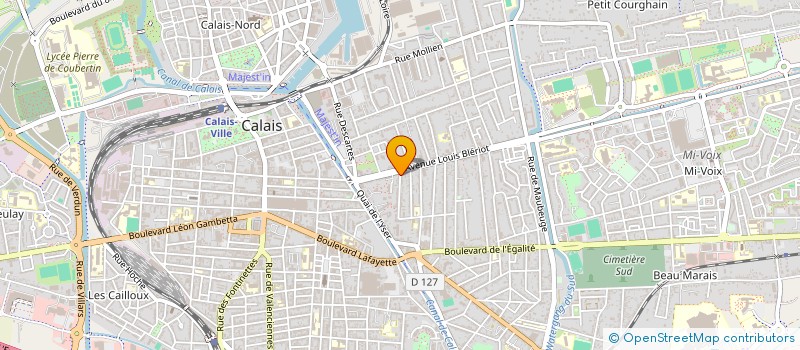 localisation de l'entreprise MADAME SANDRA DEFEVER  CALAIS