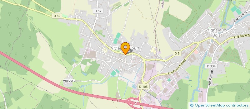 localisation de l'entreprise MADAME SANDRA DEFRAIRE  VIVIER-AU-COURT