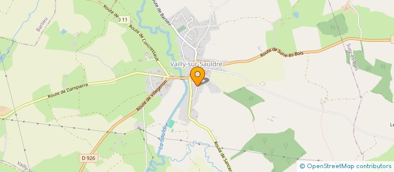 localisation de l'entreprise MADAME SANDRA DEHILES à VAILLY-SUR-SAULDRE