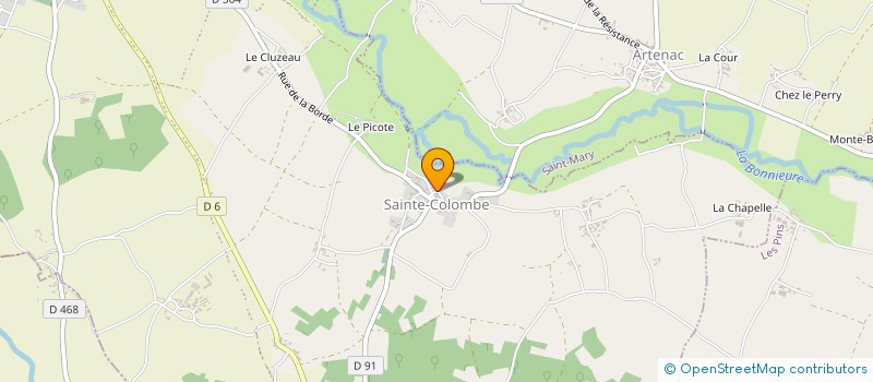 localisation de l'entreprise MADAME SANDRA DELAGE à VAL-DE-BONNIEURE