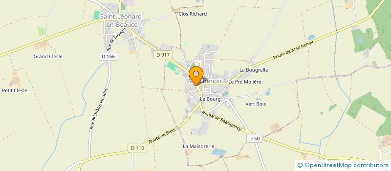 localisation de l'entreprise MADAME SANDRA DELALANDE à MARCHENOIR