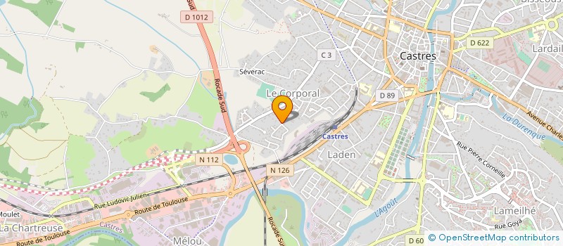 localisation de l'entreprise MADAME SANDRA DELAPLACE à CASTRES