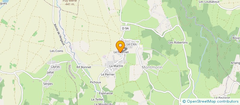 localisation de l'entreprise MADAME SANDRA DELAY  REIGNAT