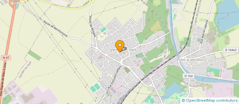 localisation de l'entreprise MADAME SANDRA DELBARRE  PONT-A-VENDIN