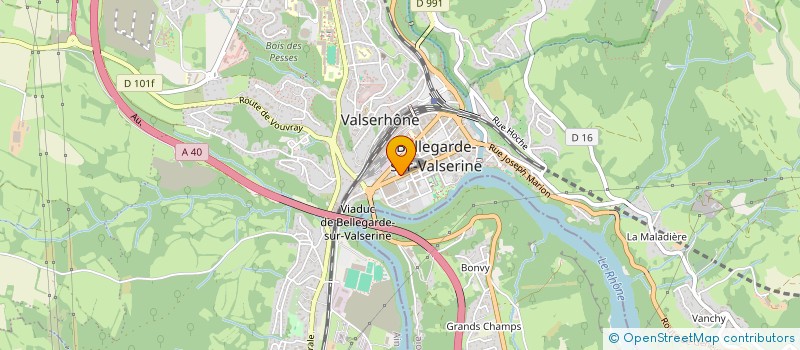 localisation de l'entreprise MADAME SANDRA DELEAZ à VALSERHONE