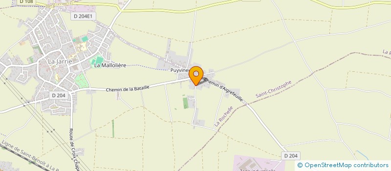 localisation de l'entreprise MADAME SANDRA DELLE VALL  LA JARRIE