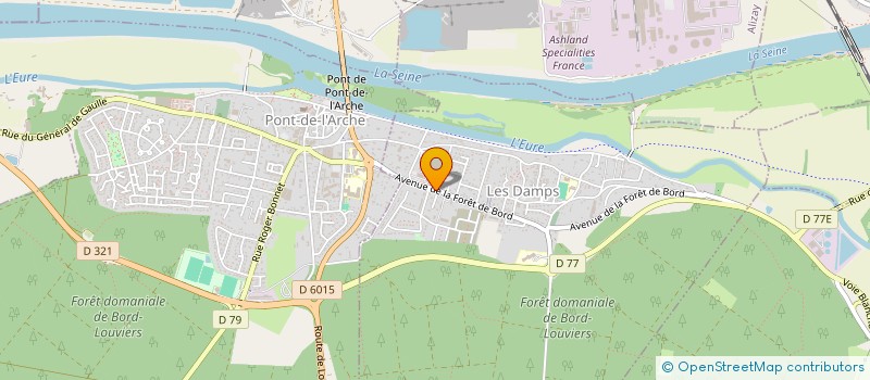 localisation de l'entreprise MADAME SANDRA DEMICHEL  LES DAMPS