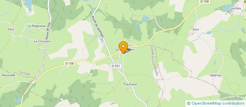 localisation de l'entreprise MADAME SANDRA DEMOLIERE  CONDAT-EN-COMBRAILLE