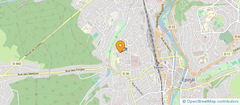 localisation de l'entreprise MADAME SANDRA DENIS  EPINAL