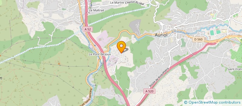 localisation de l'entreprise MADAME SANDRA DEPRAD  AURIOL