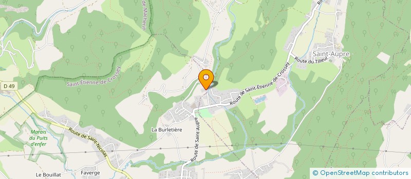 localisation de l'entreprise MADAME SANDRA DESHAYES  SAINT-ETIENNE-DE-CROSSEY