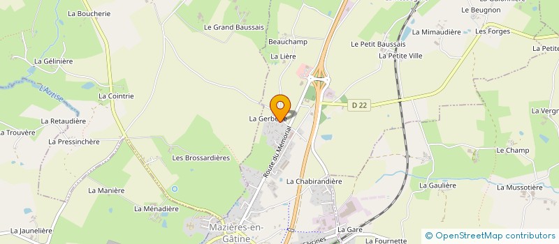 localisation de l'entreprise MADAME SANDRA DESNOUE  MAZIERES-EN-GATINE