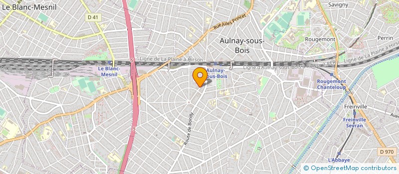 localisation de l'entreprise MADAME SANDRA DEUNIER  AULNAY-SOUS-BOIS