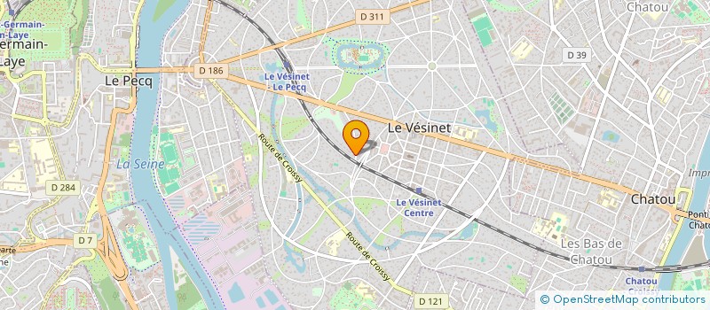 localisation de l'entreprise MADAME SANDRA DEVANEY  LE VESINET