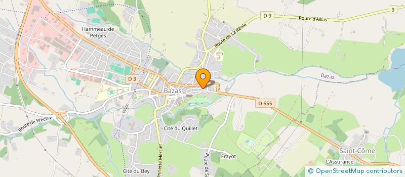 localisation de l'entreprise MADAME SANDRA DEXPERT  BAZAS